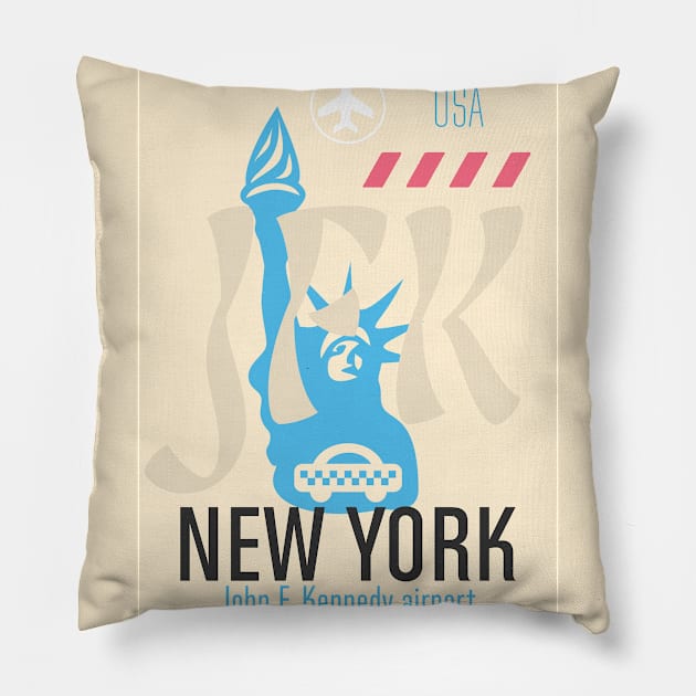 Liberty NYC Pillow by Woohoo