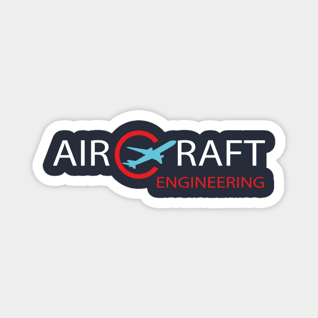 Aircraft engineering aerospace engineer Magnet by PrisDesign99