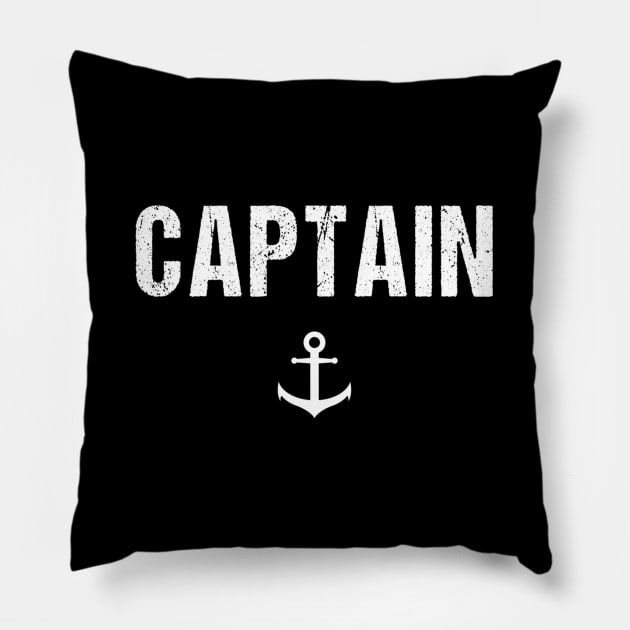 Boat Captain For Boat Owner Pillow by SperkerFulis