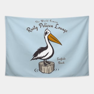 The World Famous Rusty Pelican Apparel Tapestry