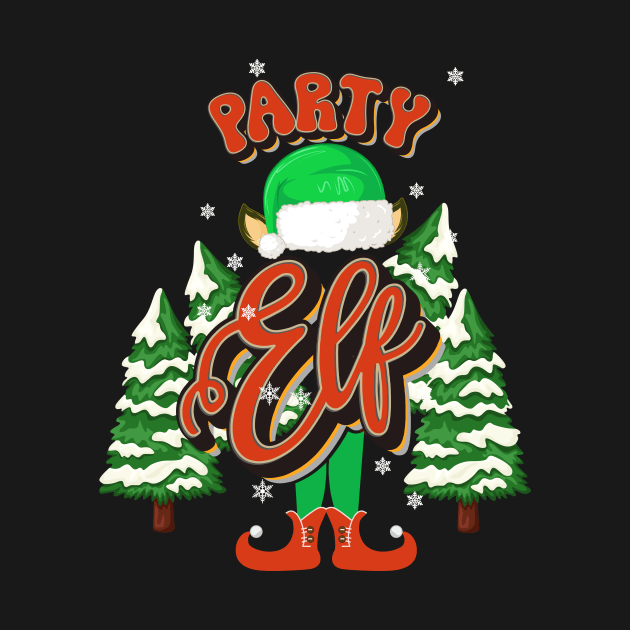 PARTY ELF CHRISTMAS by HomeCoquette