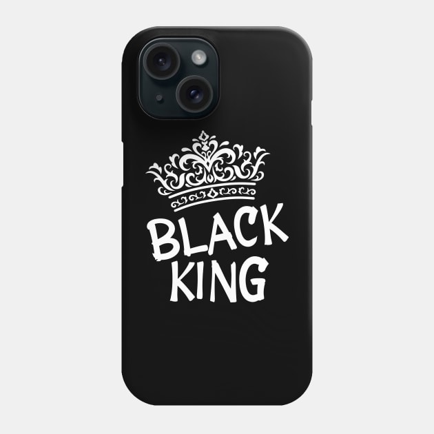 Black King - Black Pride Phone Case by Adisa_store