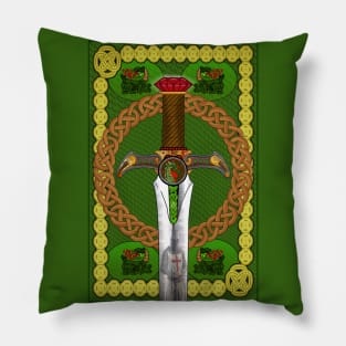 Reflections of a Celtic Sword Pillow