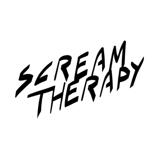 Scream Therapy podcast basic logo T-Shirt