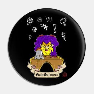 The Inquisitor Dwarf Pin
