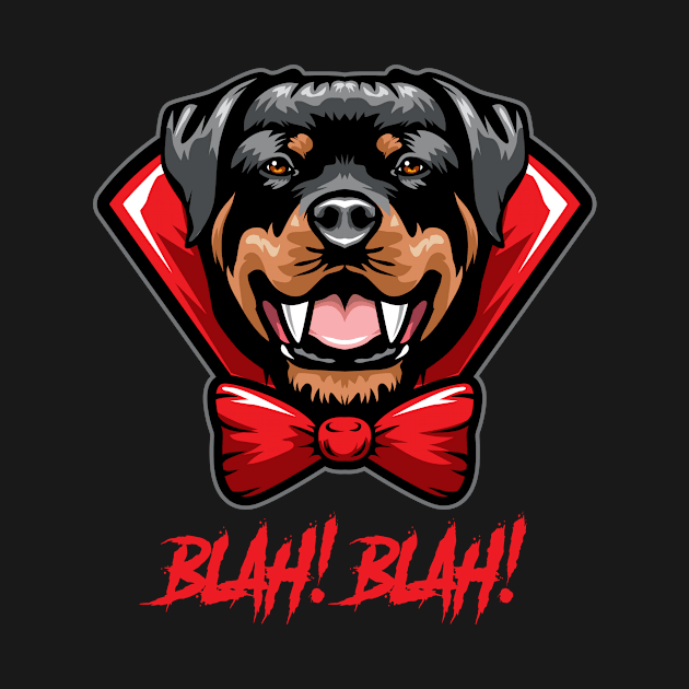 Rottweiler Halloween Vampire by IPRINT