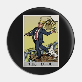 Donald Trump - The Fool Tarot Card Pin