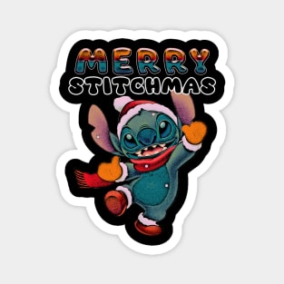 Santa Merry Stitchmas Magnet