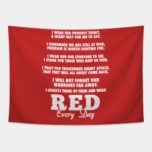 Wear Red Tapestry