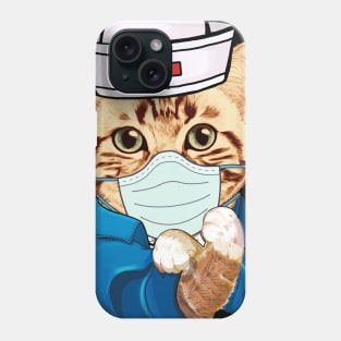 Strong Cat Is Wearing Mask Face Anti Virus 2020 Phone Case