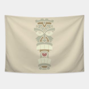 Tiki Head Tapestry