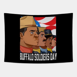 National Buffalo Soldiers Day African American July 28th Tapestry