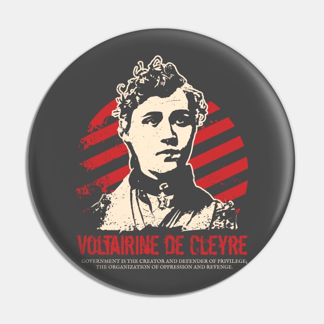 Voltairine de Cleyre - Anarchists Pin by dan89