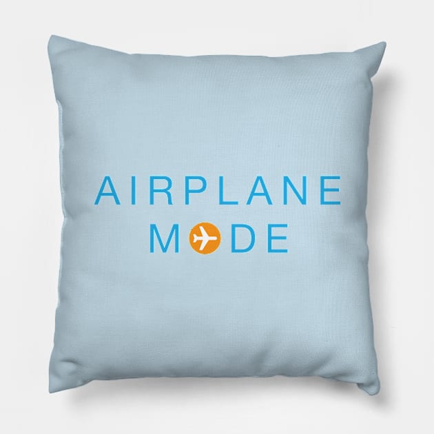 Airplane Mode Pillow by adcastaway