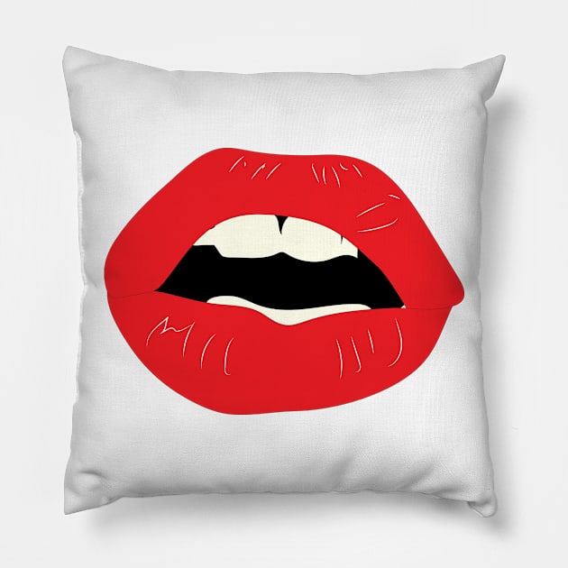 lips Pillow by silverhands