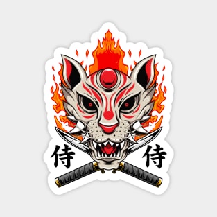 Kitsune Mask 3 Magnet