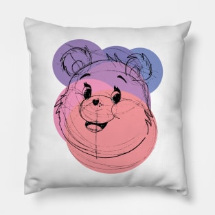 Care Bear Weathered Sketch Circles Pillow