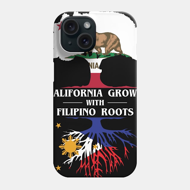 California Grown with Philippine Roots Phone Case by c1337s