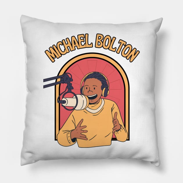 Michael Bolton Pillow by 2 putt duds