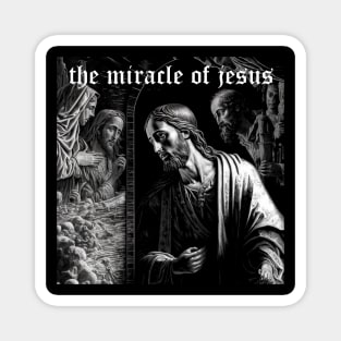 the miracle of jesus Magnet