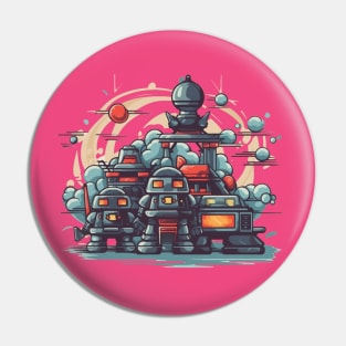 Droid Town Pin