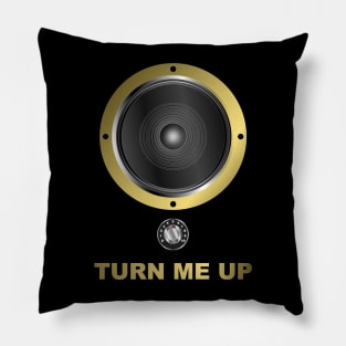 Turn Me Up - Woofer + Vol Knob - Gold Pillow