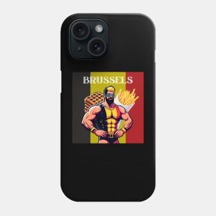 Brussels Wrestler Belgian Waffles Fries Phone Case