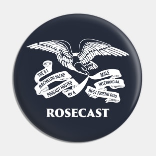 Rosecast Iowa Flag (White) Pin