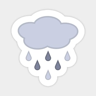 Rainy Day Rain Cloud Magnet