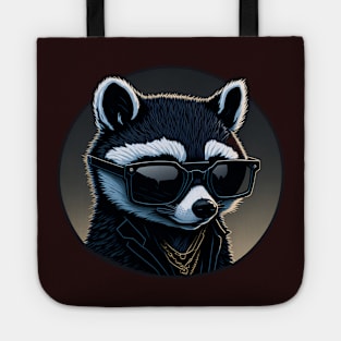 Cool Racoon Drip Tote