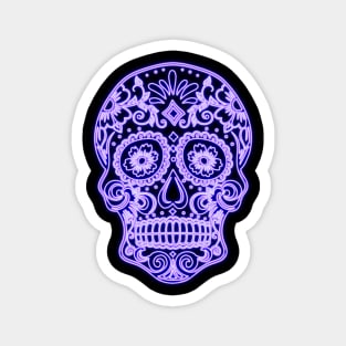 Neon skull Magnet