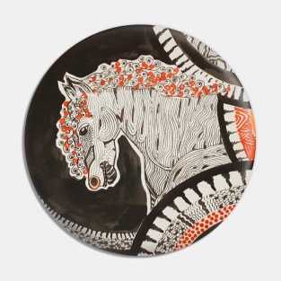 Mandala - Horse Pin