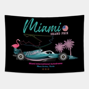 Miami Circuit F1 Tapestry