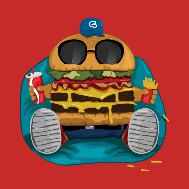 Burger guy by karylnerona