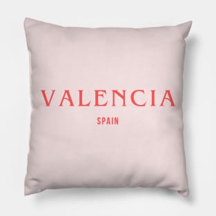 Valencia Spain Pillow