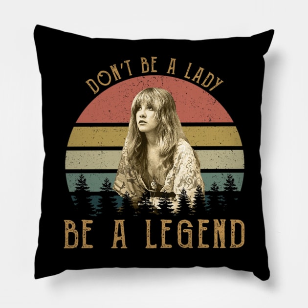 Stevie nicks Pillow by Motor liar 