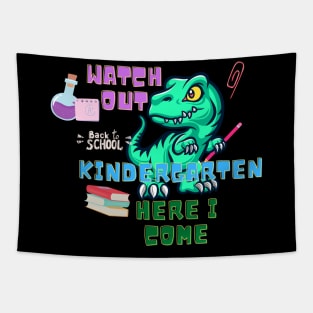 Watch Out Kindergarten Here I Come Dinosaurs Tapestry