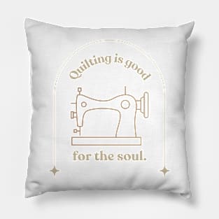 Quilt Wit - Good for the soul Pillow