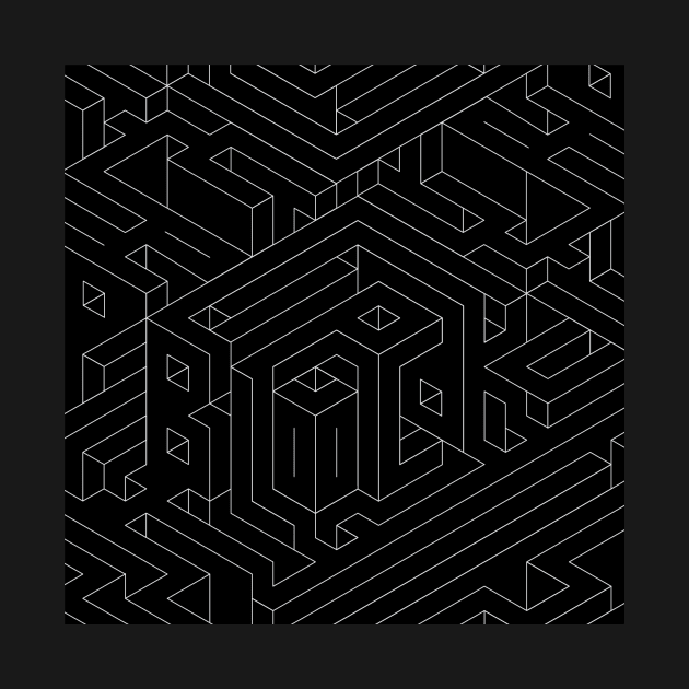 Black and white type typography block geometry by nanaminhae