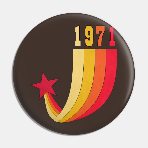 Vintage 1971 Pin by Nerd_art