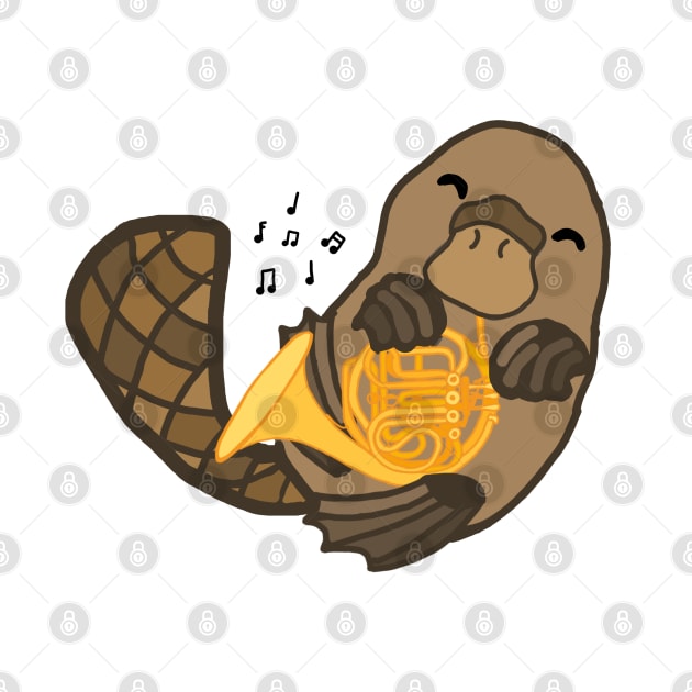 French Horn Platypus by Artstuffs121