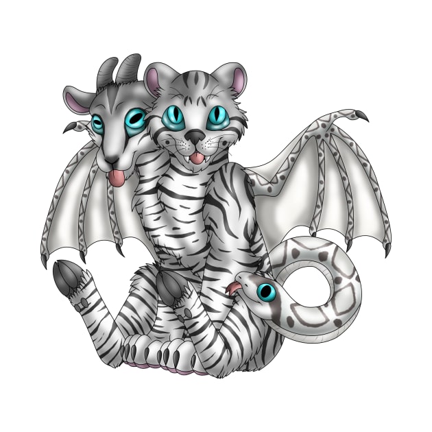 Chimera Cubs: Silver Tabby by spyroid101