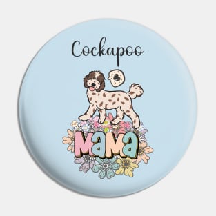 Red Merle Cockapoo Mama Pin