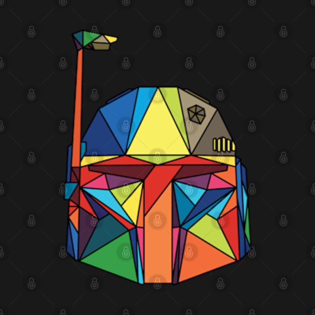 Boba Fett x Mandalorian Geometric by muckychris