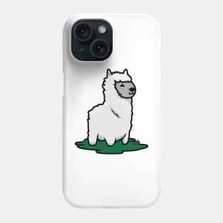Alpaca - White Phone Case