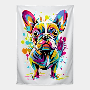 French Bulldog Colourful - Cute French Bulldog Breed Tapestry