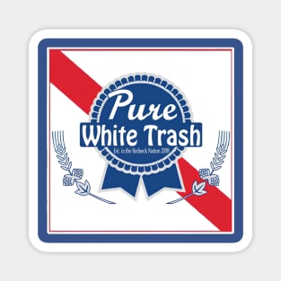 PBR Pure White Trash Magnet