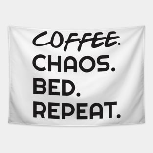 Coffee Quotes T-Shirt Tapestry