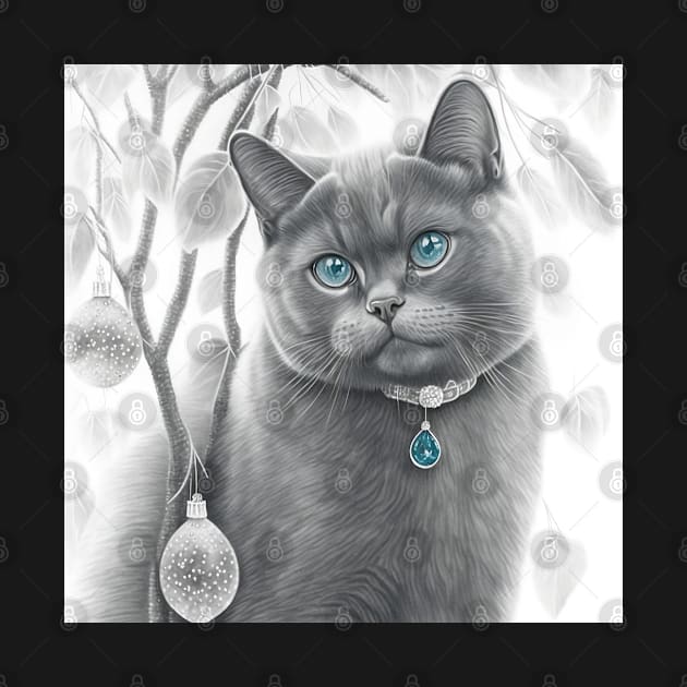 British Shorthair Sketch by Enchanted Reverie