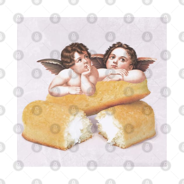 Cherubs Resting on Twinkies by akastardust